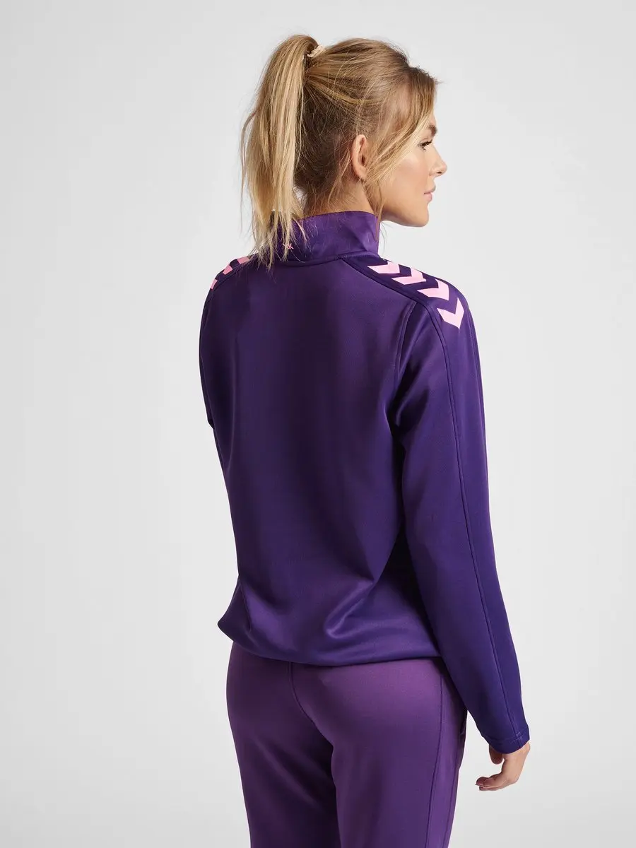 Hummel Core XK Half Zip Sweat Dames - Paars