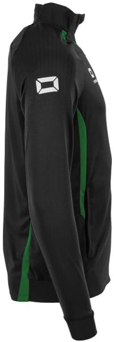 Stanno Stadio Full Zip Top - L - Zwart/Groen