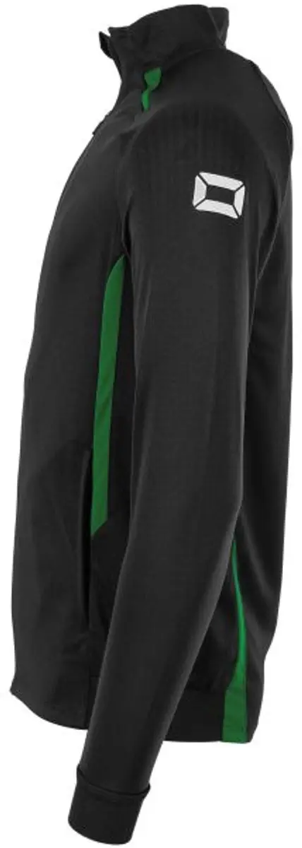 Stanno Stadio Full Zip Top - L - Zwart/Groen