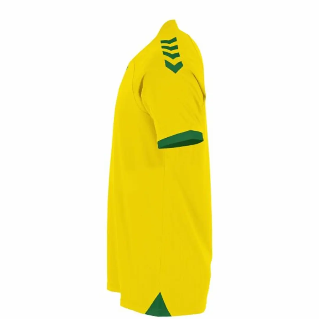 hummel Fyn Shirt - Maat L - Geel/ Groen