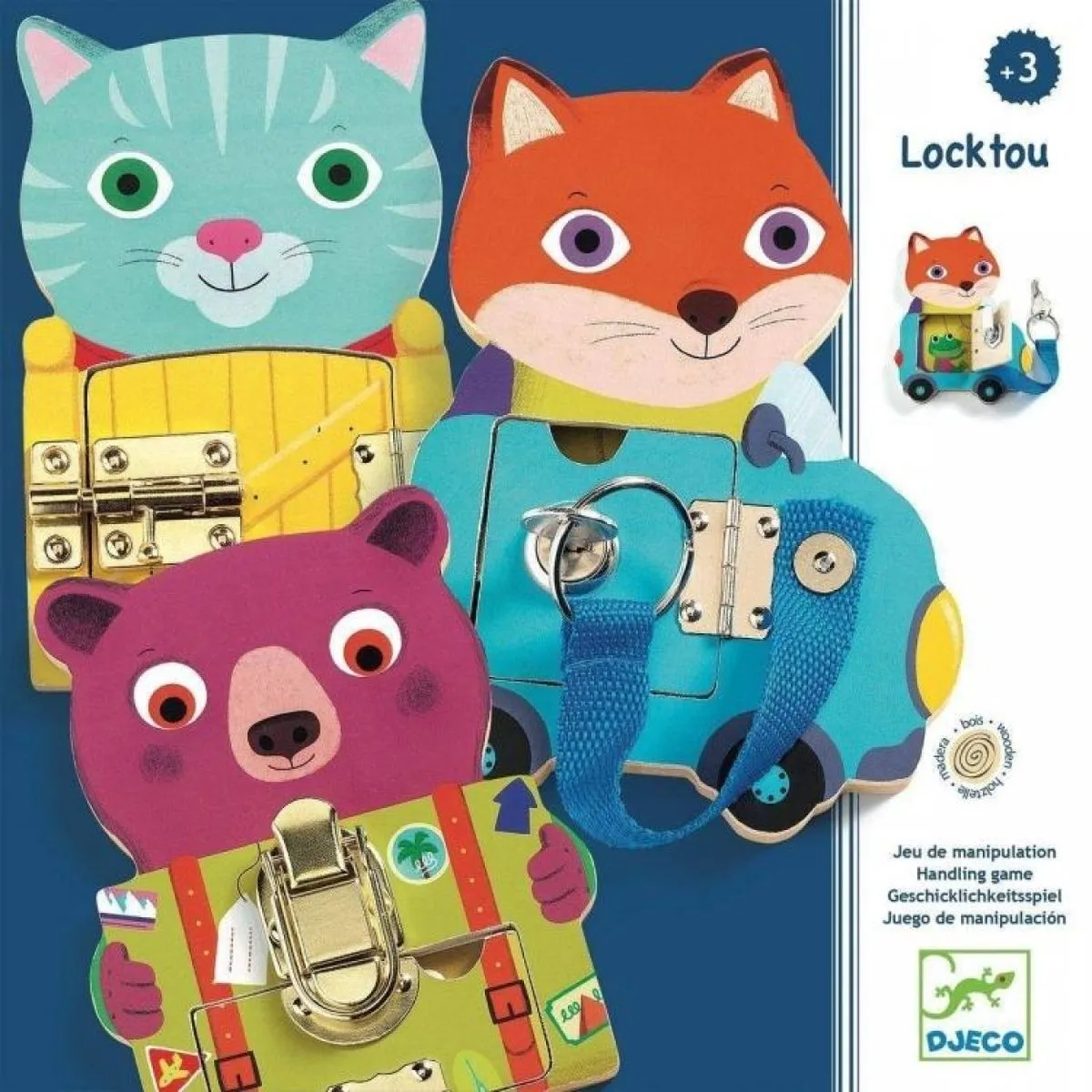 Djeco Locktou Behendigheidsspel DJ01664 - Multicolor