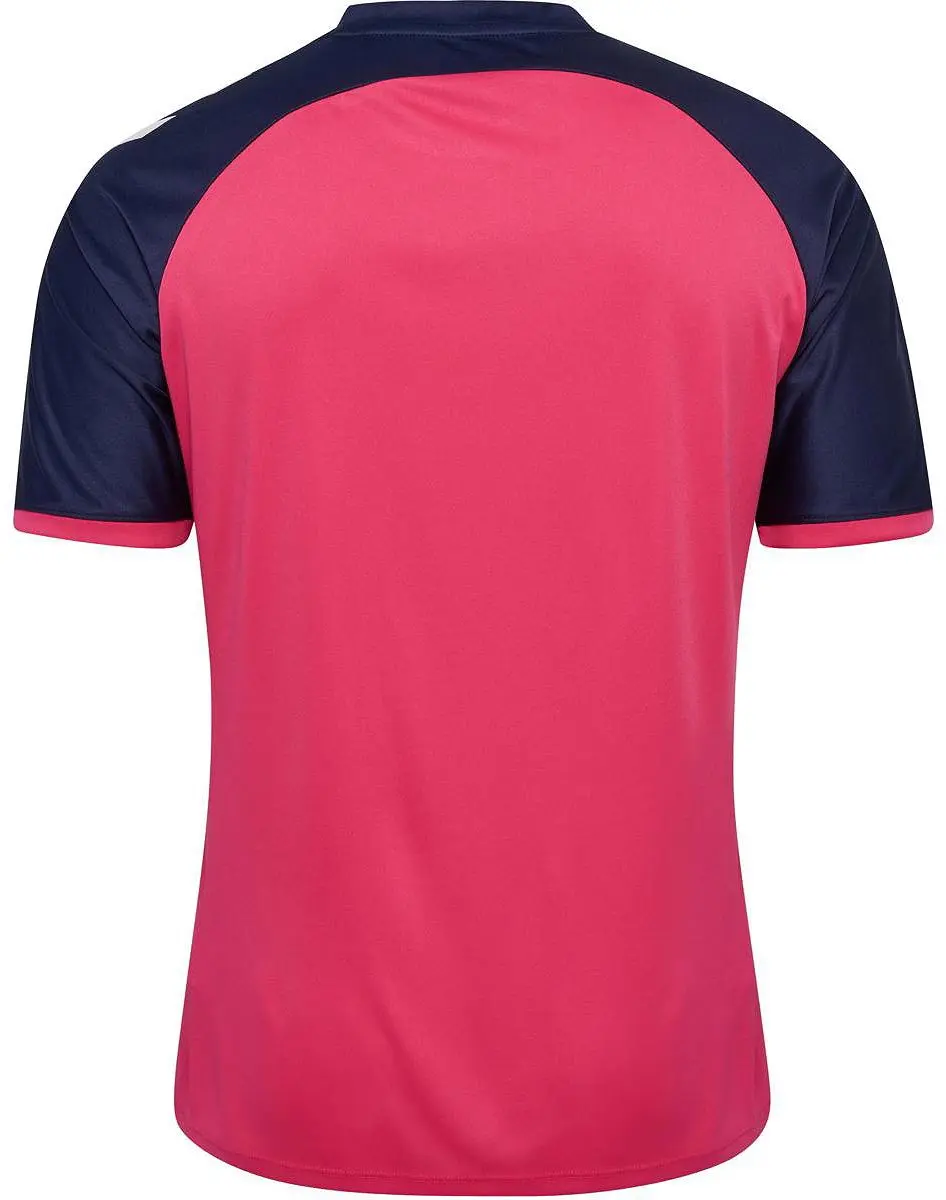 Hummel Match League Shirt Heren - Raspberry/Marine S - afbeelding 6 van 6