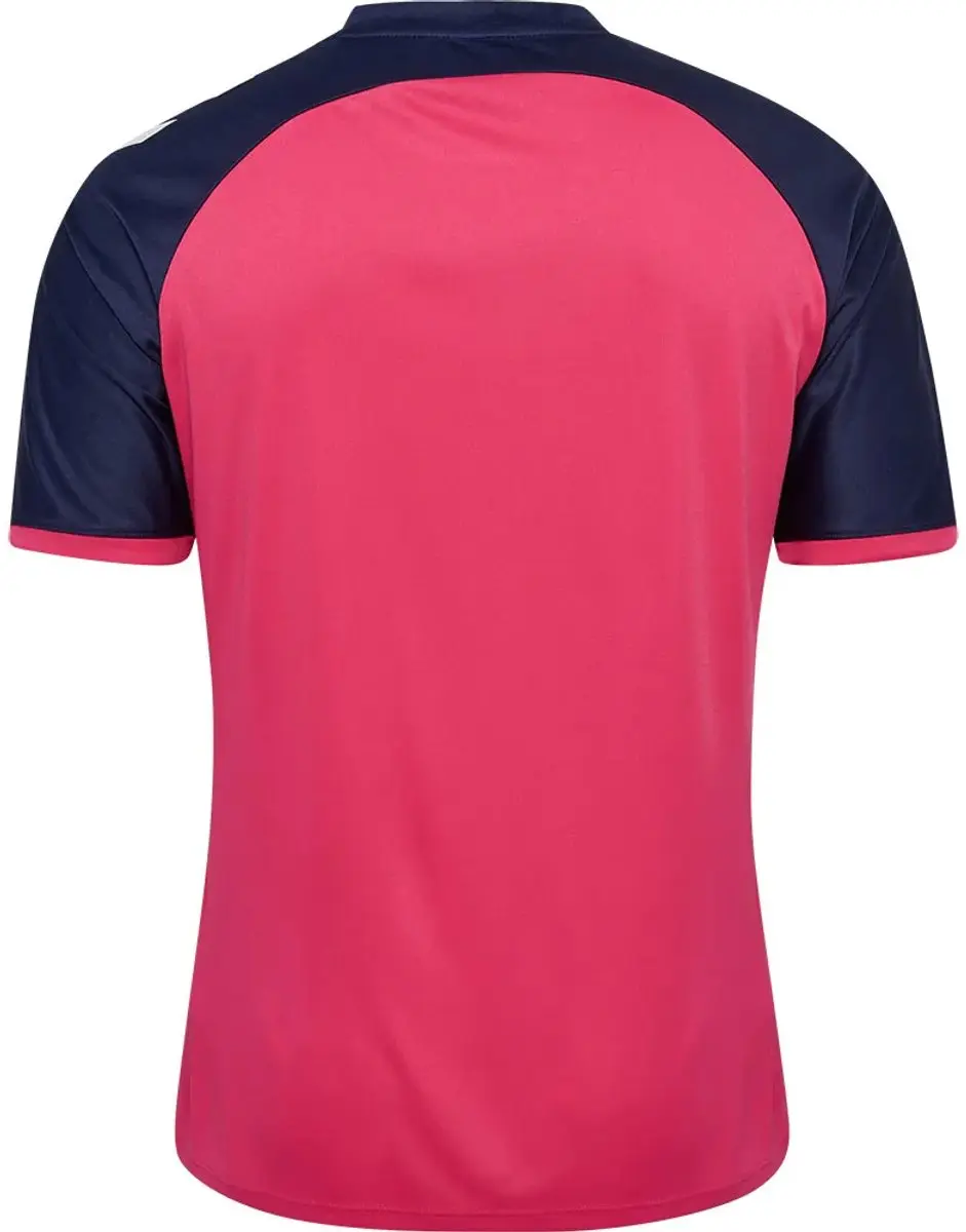 Hummel Match League Shirt Heren - Raspberry/Marine S