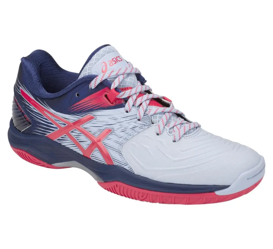 ASICS Gel-Blast FF Sportschoenen 42 - Wit/Donkkerblauw/Rosa