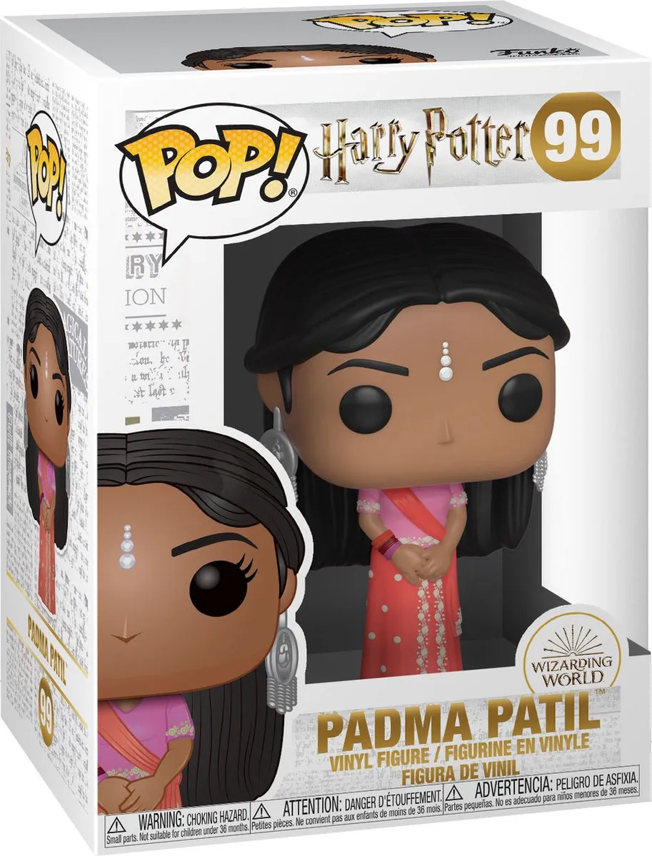Funko POP! Harry Potter Padma Patil (Yule) 42845 - Rood