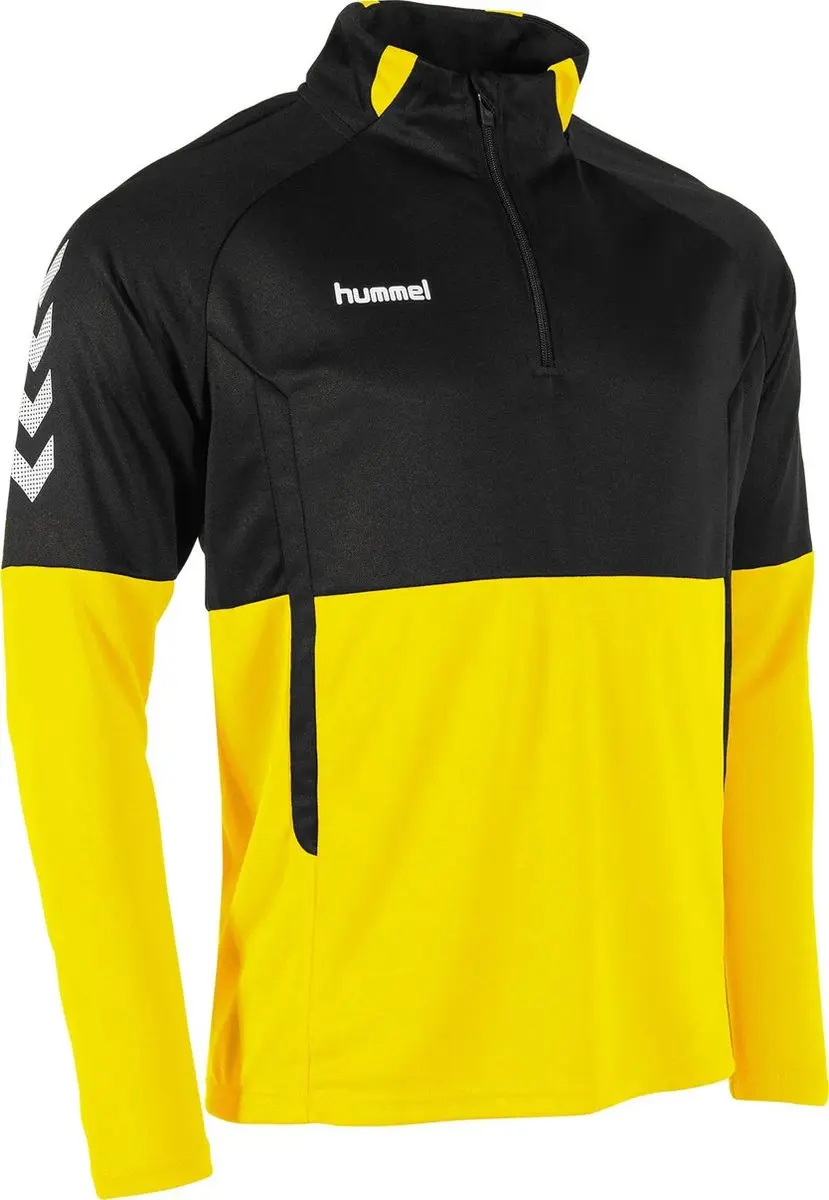 Hummel Authentic 1/4 Zip Sporttrui - XXXL - Geel - afbeelding 6 van 6