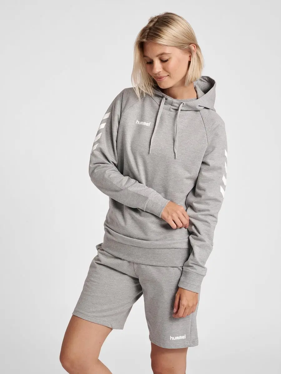 Hummel Hmlgo Cotton Woman 203510 Dameshoodie - XS - Grijs