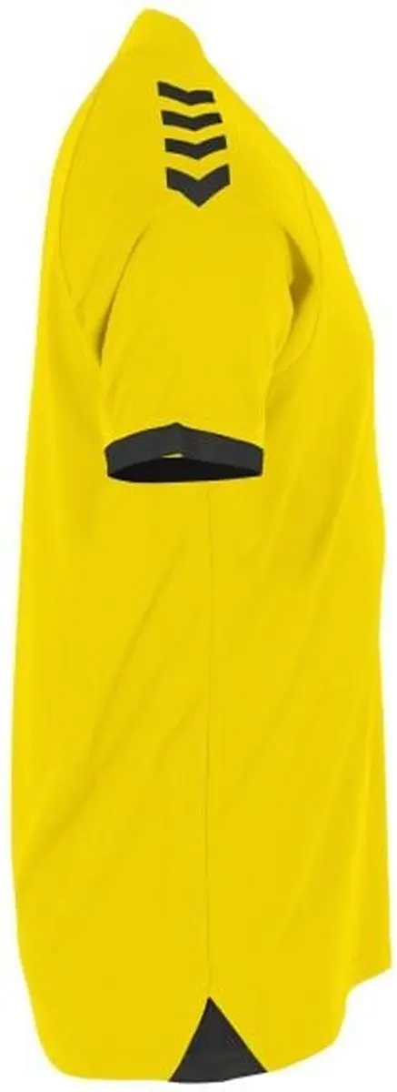 Hummel Fyn Shirt Korte Mouw Kinderen - Geel/Zwart 164 - afbeelding 6 van 6