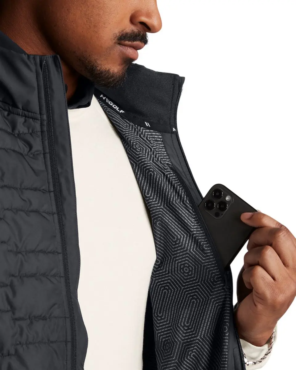 Under Armour Heren Drive Pro Geïsoleerd Vest - XL - Zwart/Zilver
