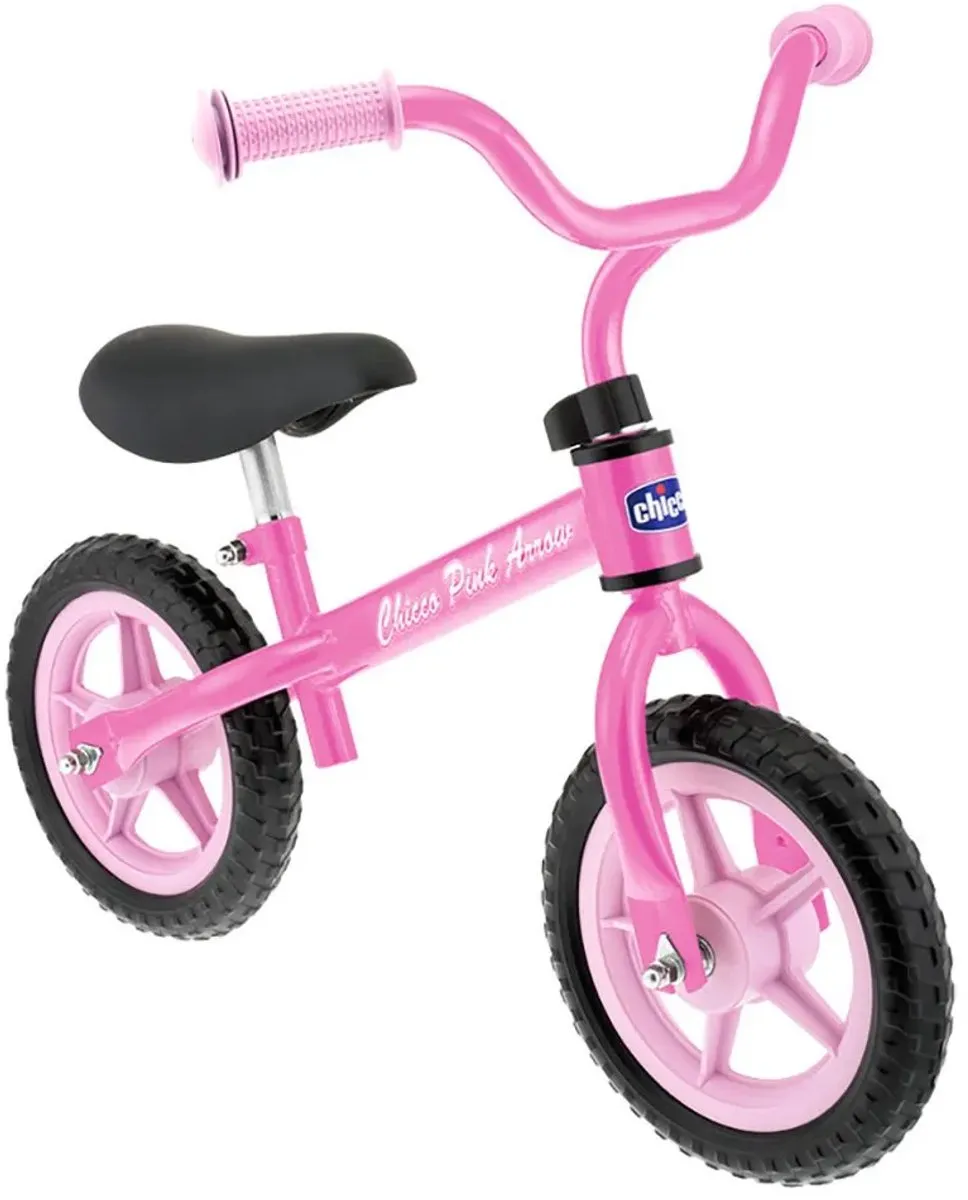 Chicco Pink Arrow Roze Loopfiets 10 Inch