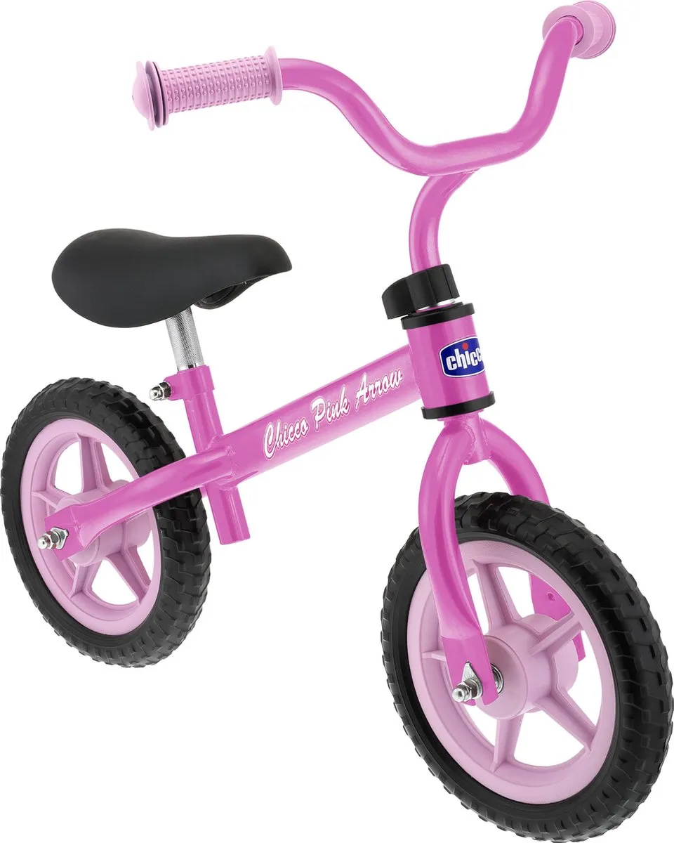 Chicco Pink Arrow Roze Loopfiets 10 Inch