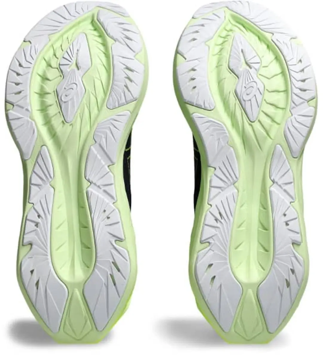 ASICS Novablast 4 Hardloopschoen 44.5 - Zwart/Groen