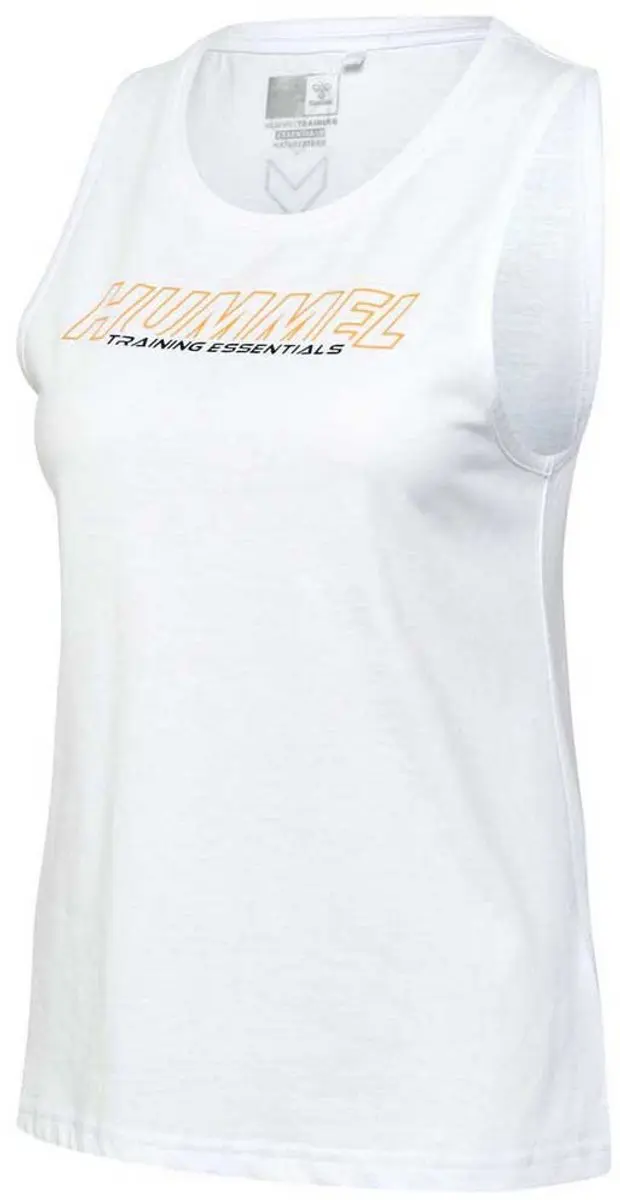 Hummel Te Confident Cotton Mouwloos T-shirt Wit S