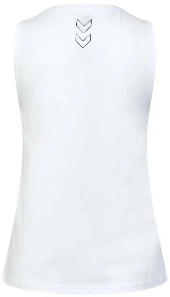 Hummel Te Confident Cotton Mouwloos T-shirt Wit S