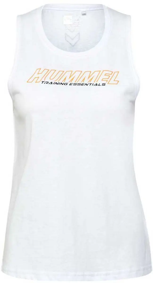 Hummel Te Confident Cotton Mouwloos T-shirt Wit S