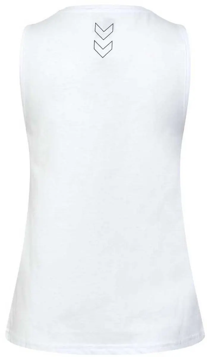 Hummel Te Confident Cotton Mouwloos T-shirt Wit S