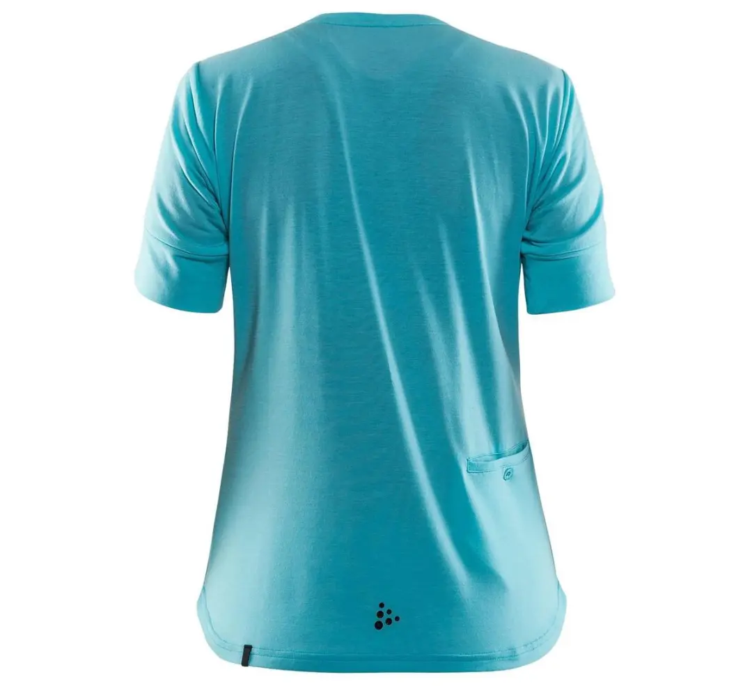 Craft Ride Wielrenshirt M - Dames - Blauw
