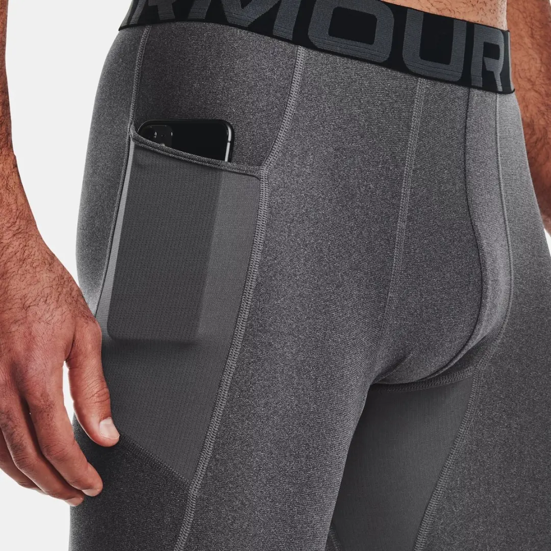 Under Armour UA HG Armour Leggings - Carbon Heather Zwart
