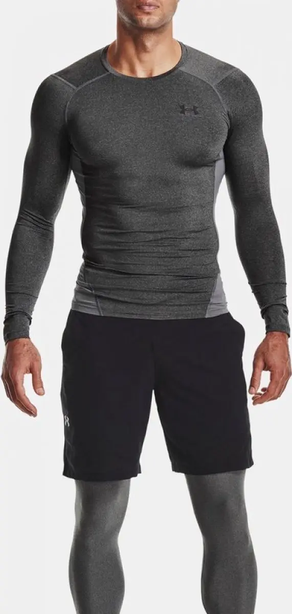 Under Armour UA HG Armour Leggings - Carbon Heather Zwart