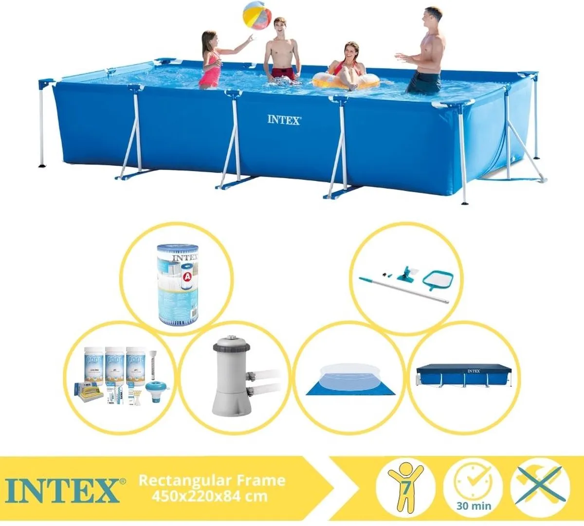 Intex 28273NP Opzetzwembad 450x220x84cm