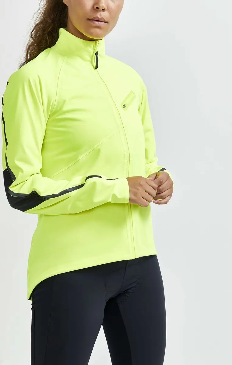 Craft Flumino Hale Hydro Jacket Dames - Maat M - Geel
