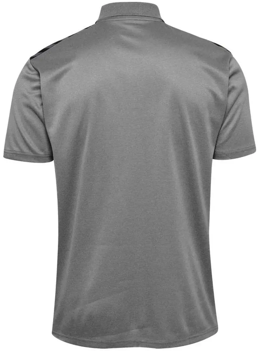 Hummel Authentic Functional Polo - M - Grey Melange