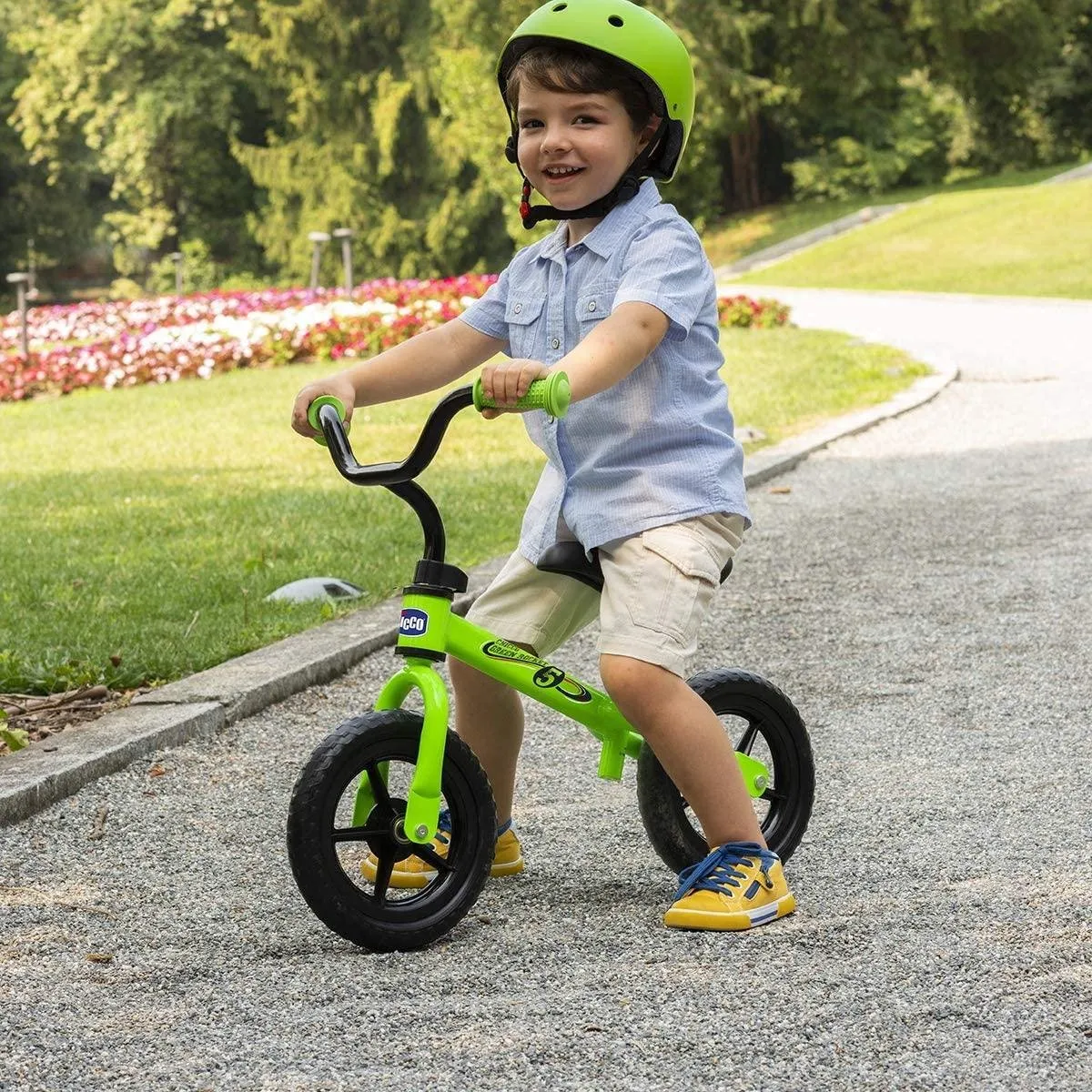 Chicco Green Rocket Loopfiets 9.5 Inch - Groen