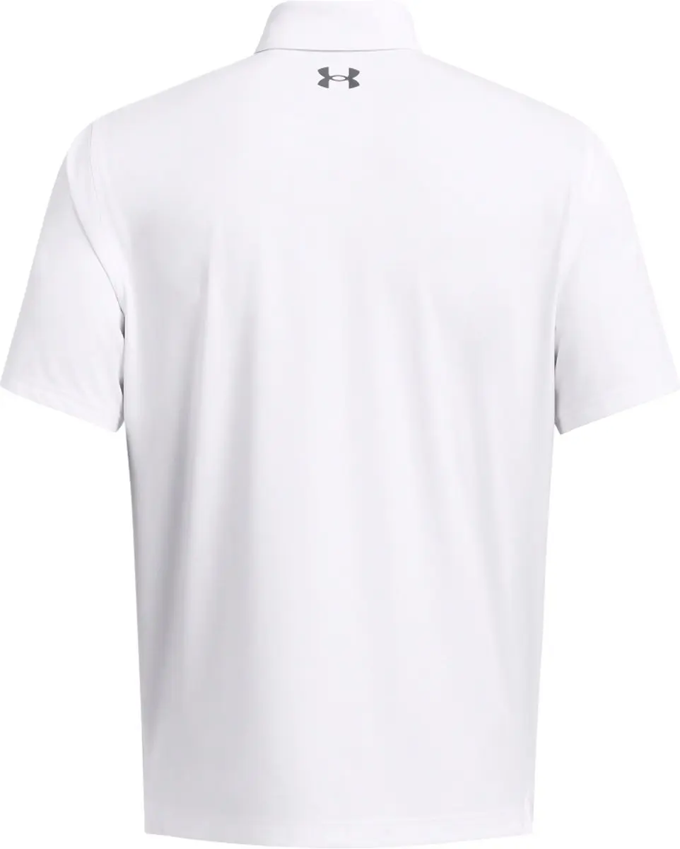 Under Armour T2G Heren Golfpolo - Wit - XXL