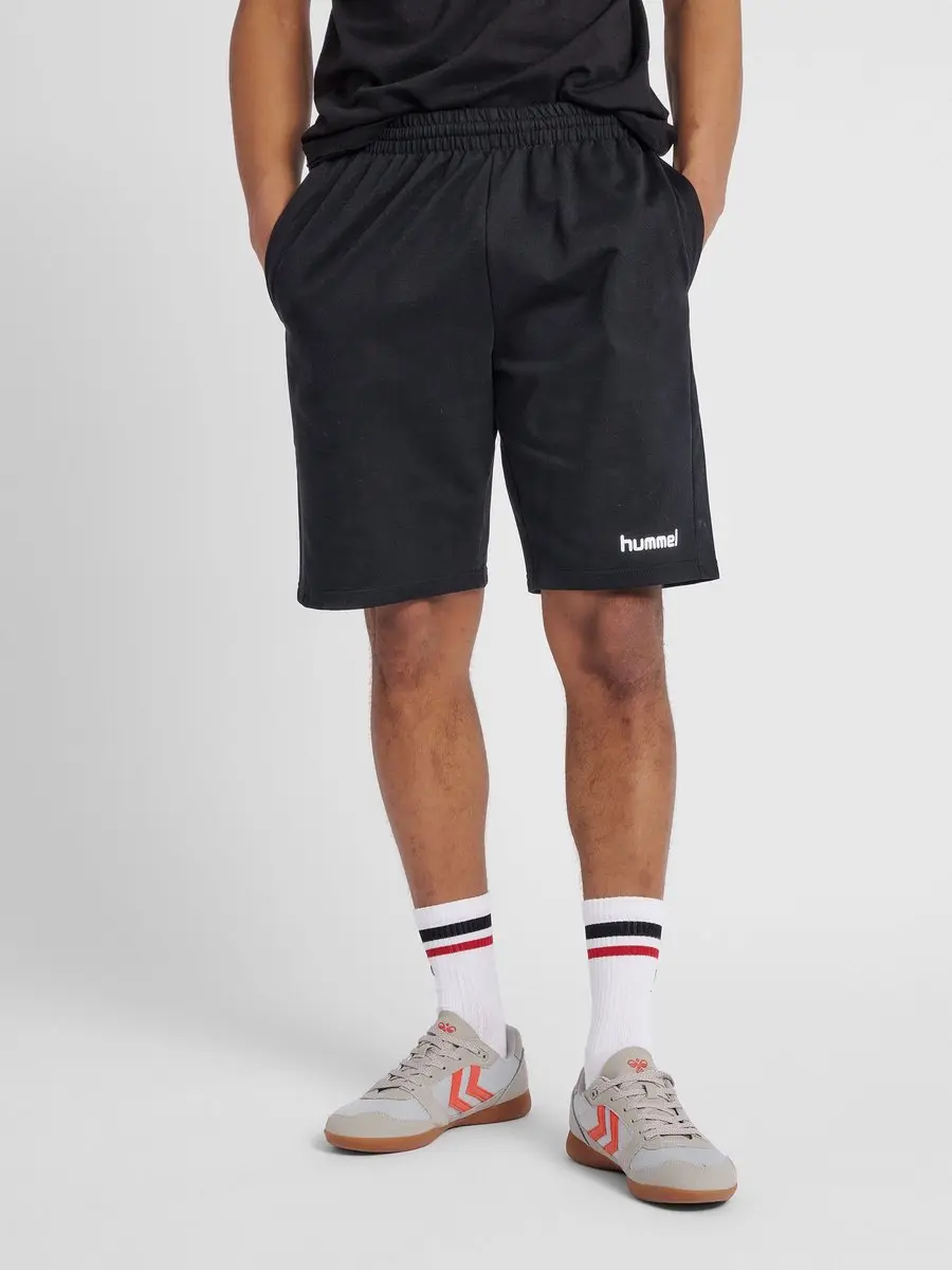 Hummel Go Cotton Short Heren 3XL - Zwart/Wit