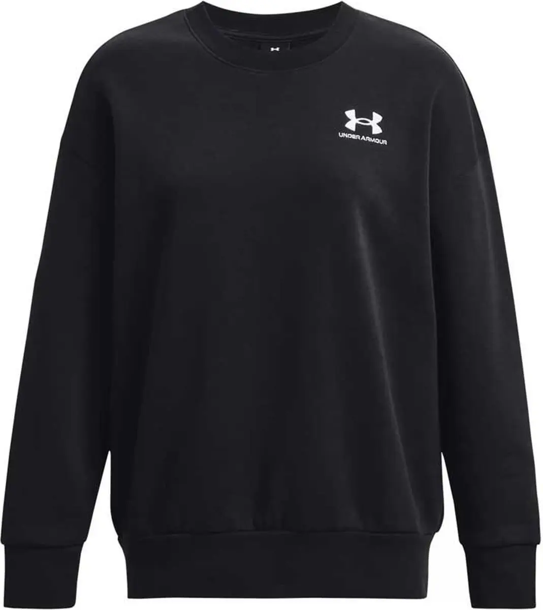 Under Armour Essential Fleece Os Crew Sweatshirt XS - Zwart
