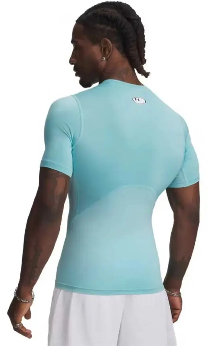 Under Armour HeatGear Armour Comp SS Jersey - L - Blauwe waas