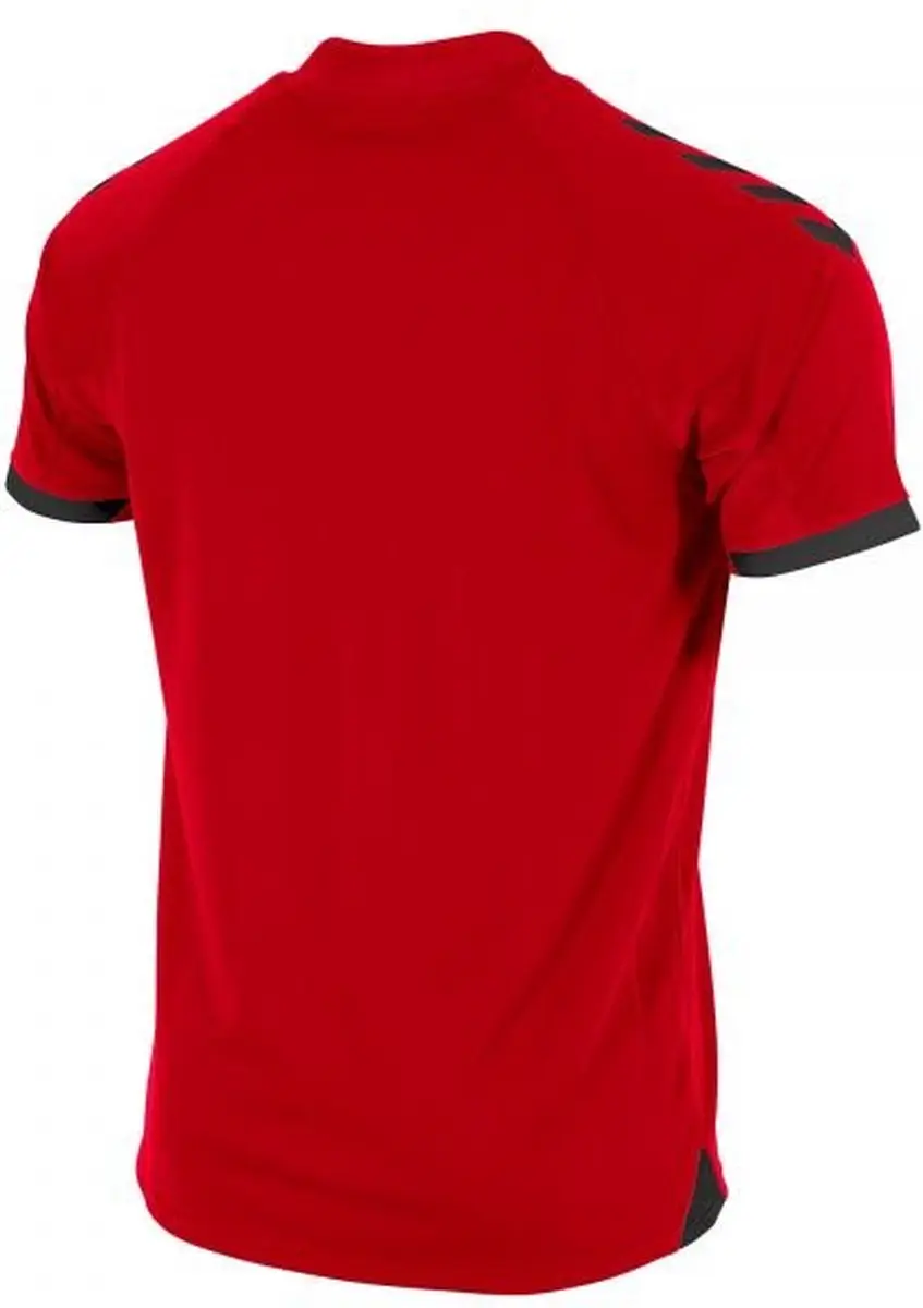 Hummel Fyn Shirt Korte Mouw Kinderen 164 - Rood/Zwart - afbeelding 6 van 6