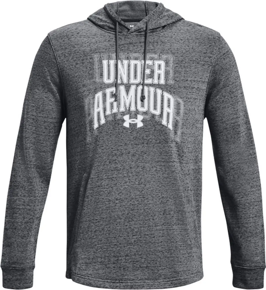 Under Armour Rival Terry Graphic Capuchon - L - Grijs/Wit