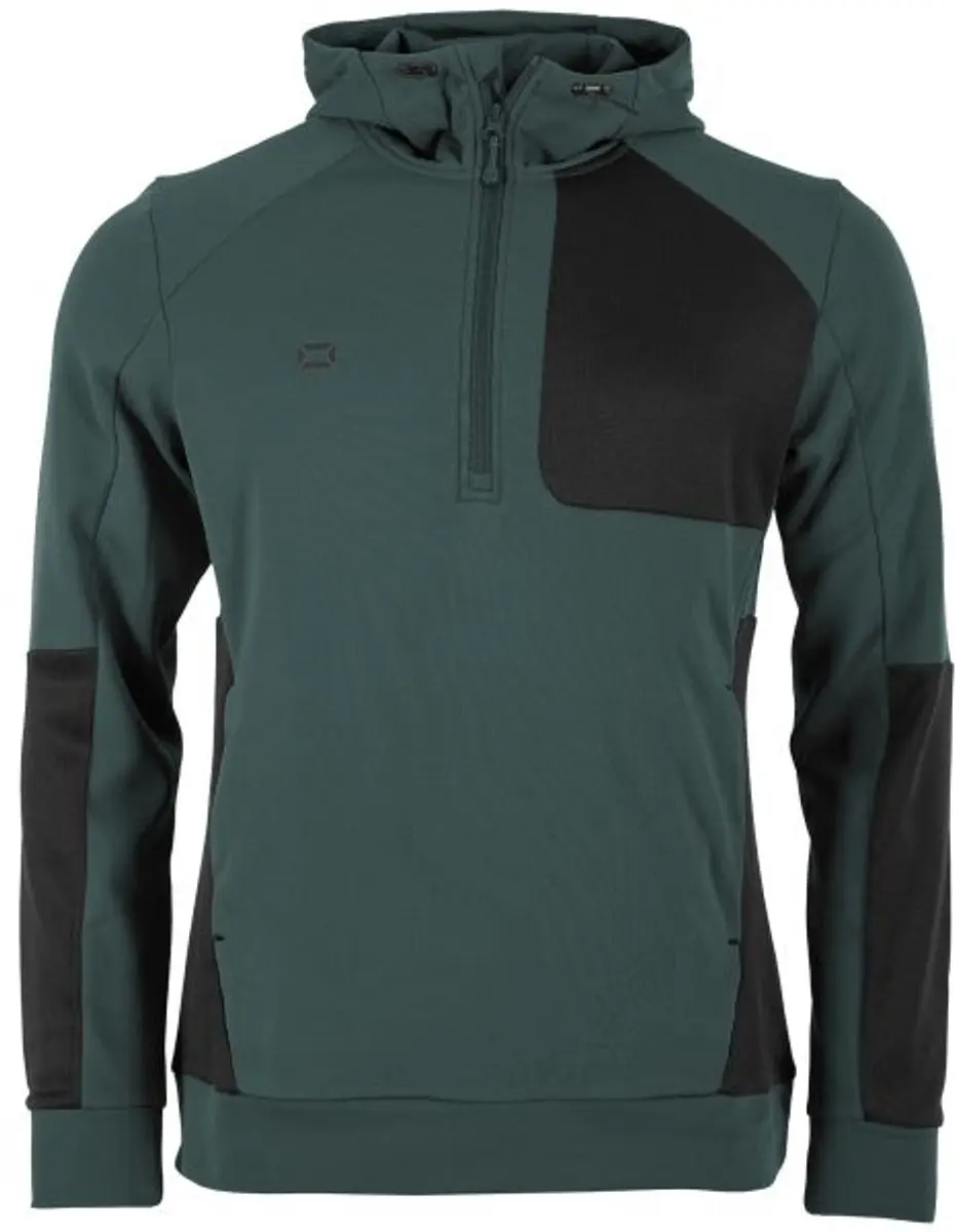 Stanno Plaza Brush Half Zip Top - Maat L - Stormy Grijs