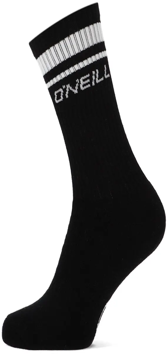 O'Neill Sportsokken Unisex 3-Pack - Zwart/Wit - Maat 35-38