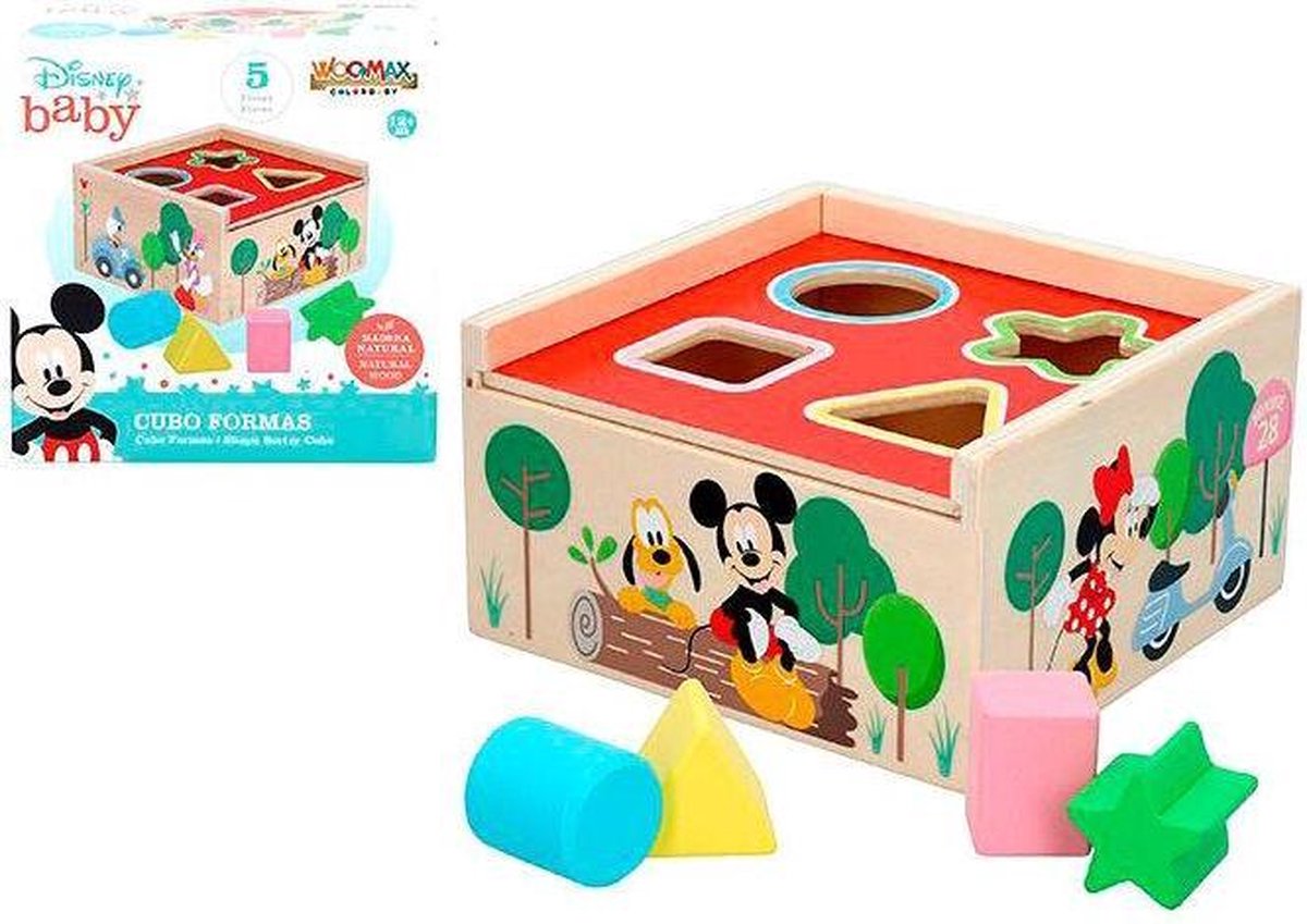 Disney Mickey Minnie: duurzame houten speelblokken
