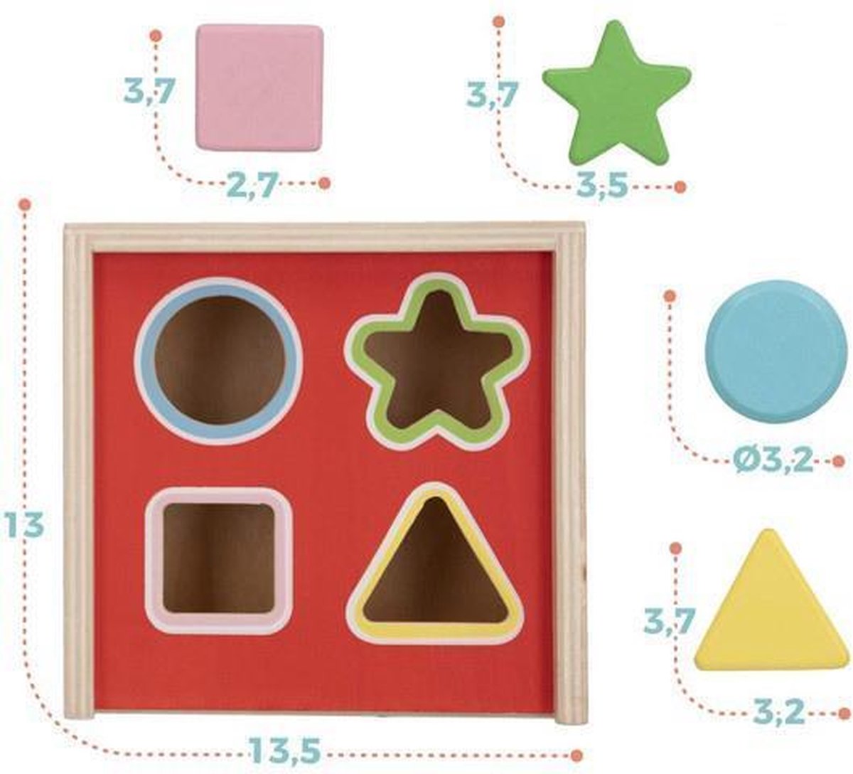 Disney Mickey Minnie: duurzame houten speelblokken