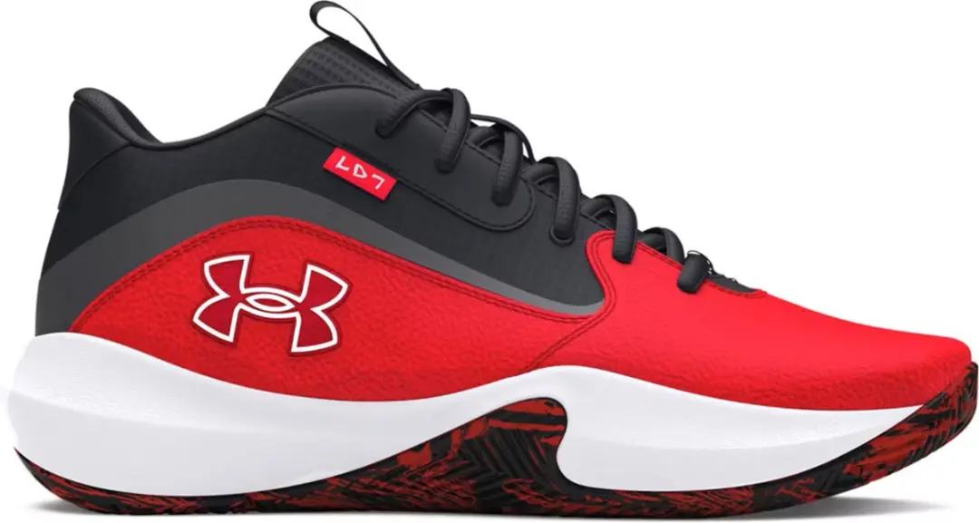 Under Armour UA Lockdown 7 Basketbalschoenen 3028512 600 - Rood