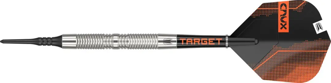 Target Crux 11 90% Darts - 3 Stuks - Oranje/Zilver/Zwart - afbeelding 6 van 6