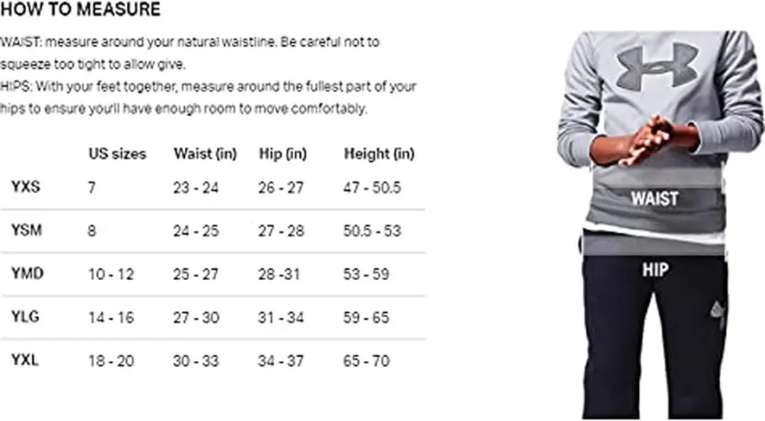 Under Armour Jongens Golfbroek XS - Zwart