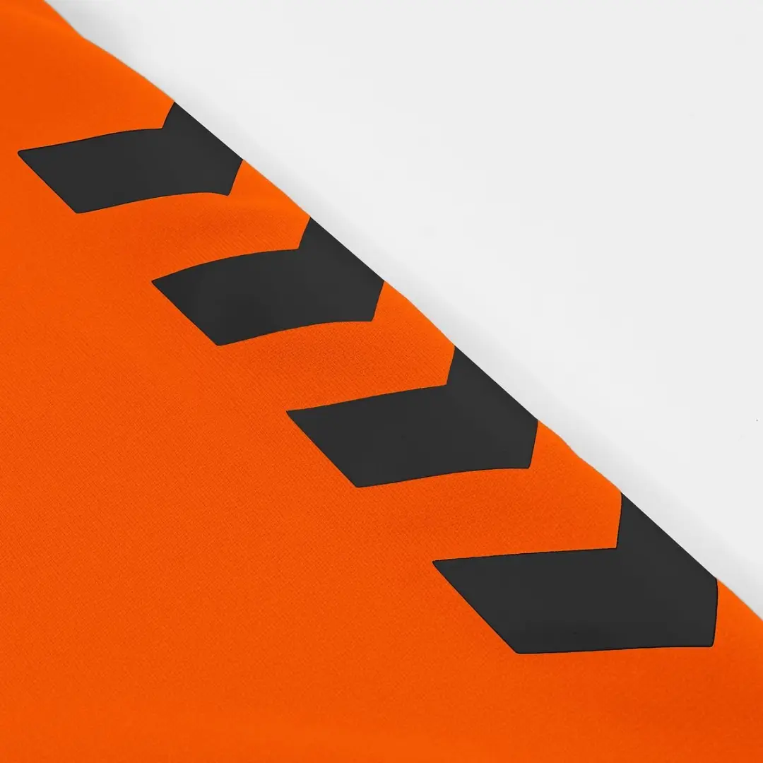 Hummel Fyn Voetbalshirt Heren XXL - Oranje/Zwart