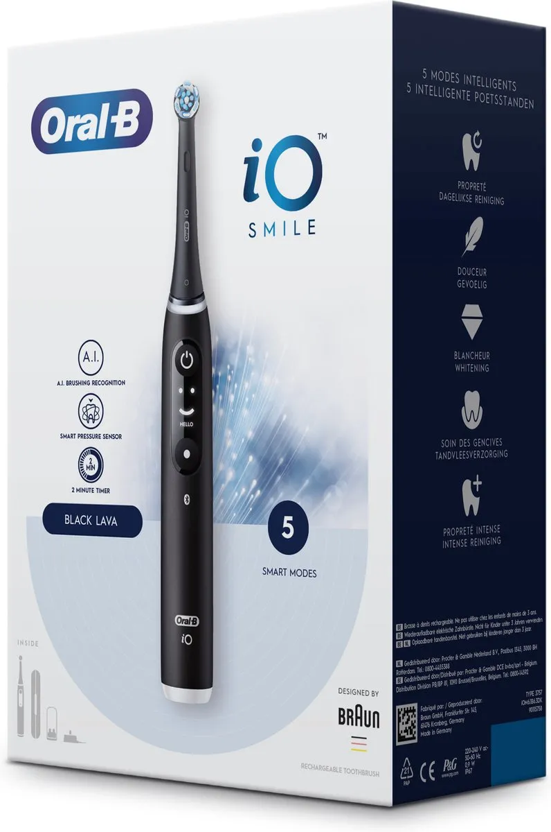 Oral-B iO6 81777297 Elektrische Tandenborstel - Zwart