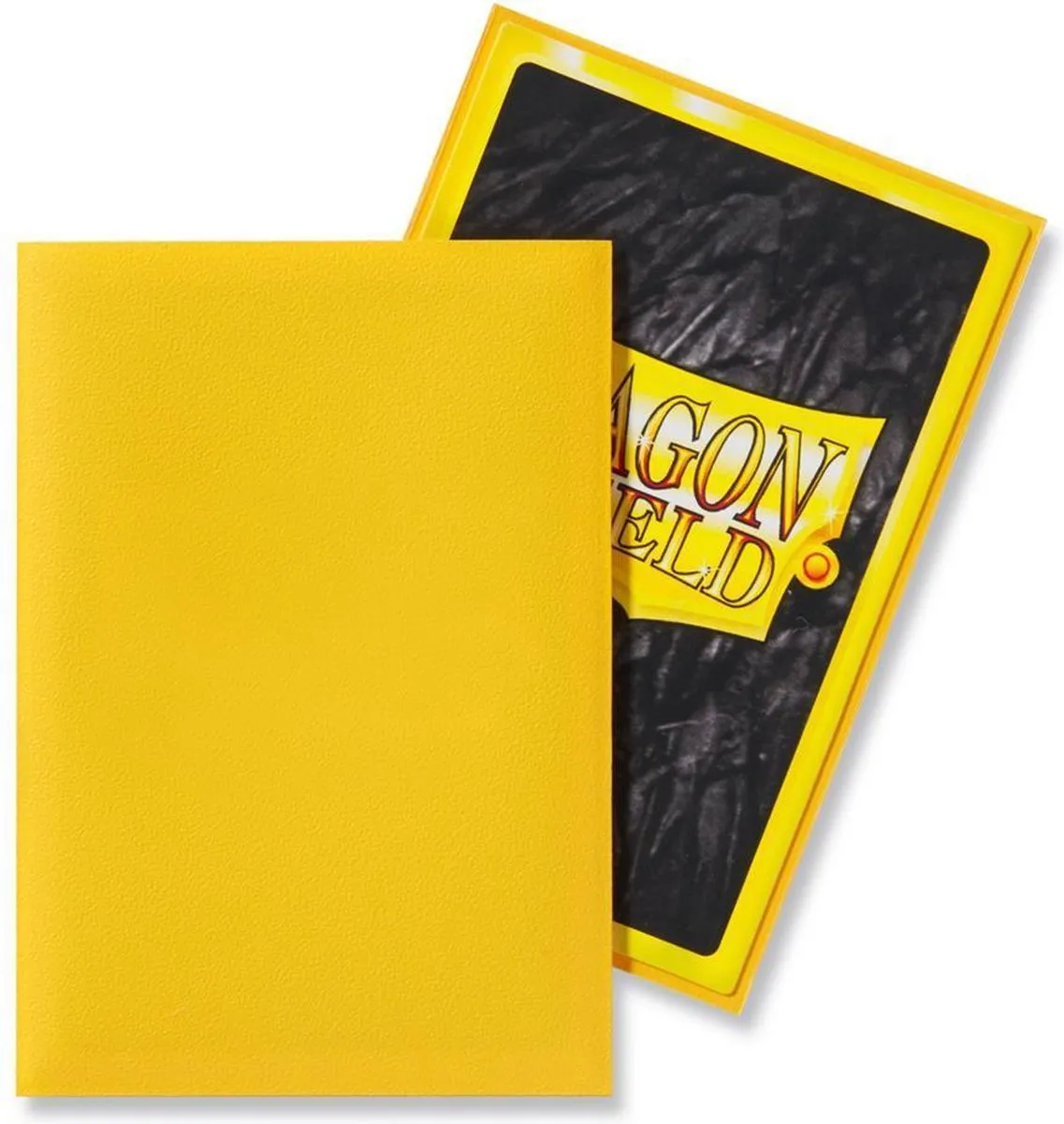 Asmodee Dragon Shield Matte Yellow Card Sleeves DSAT-11114