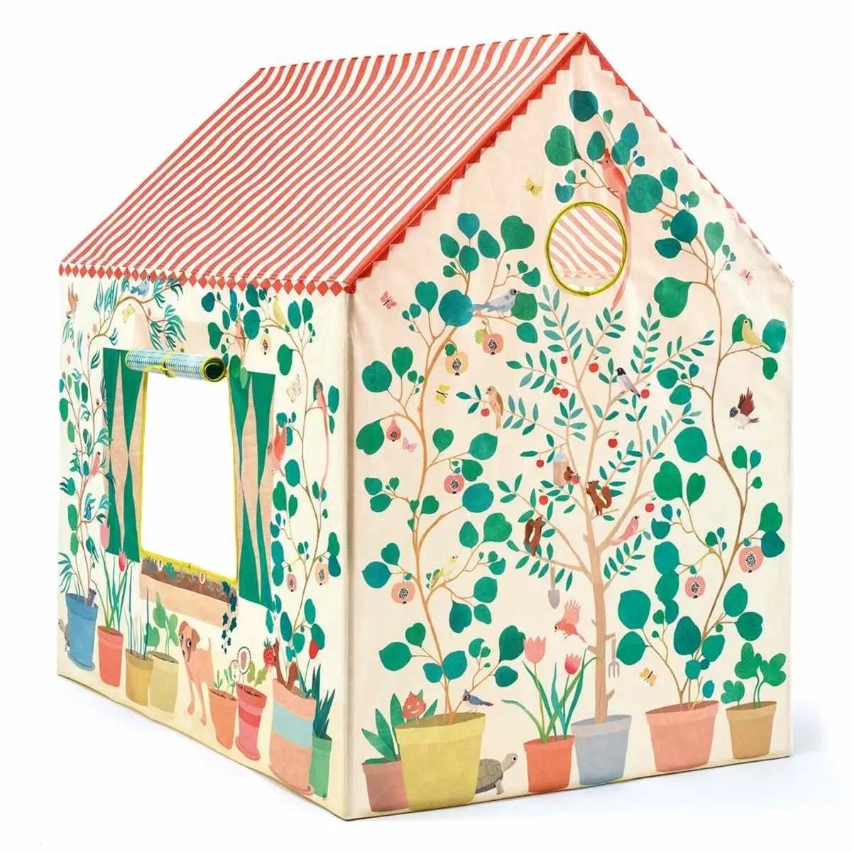 Djeco Speeltent Huis Multi - 105x73x100cm - afbeelding 3 van 6