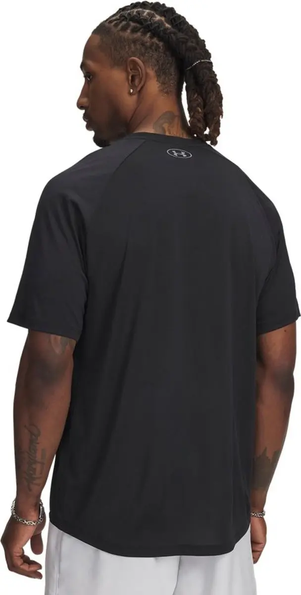 Under Armour Tech Reflective SS T-shirt Heren - Zwart L