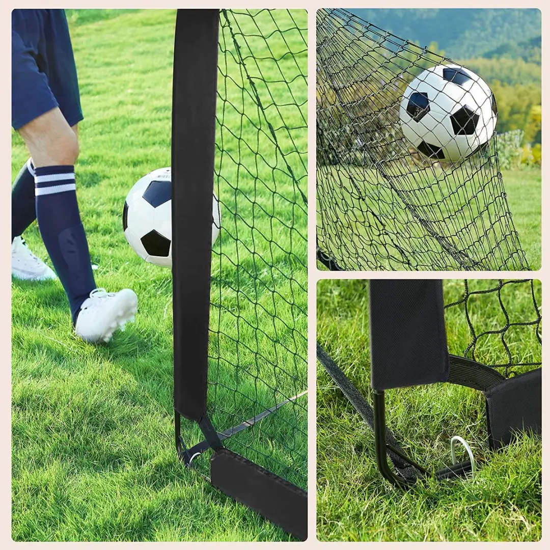 Songmics Voetbaldoelen Pop-up Set van 2