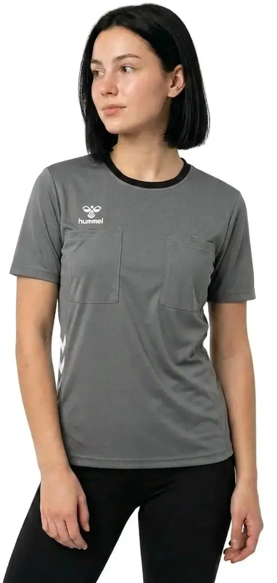 Hummel Referee Chevron SS Jersey Dames XXL - Grijs