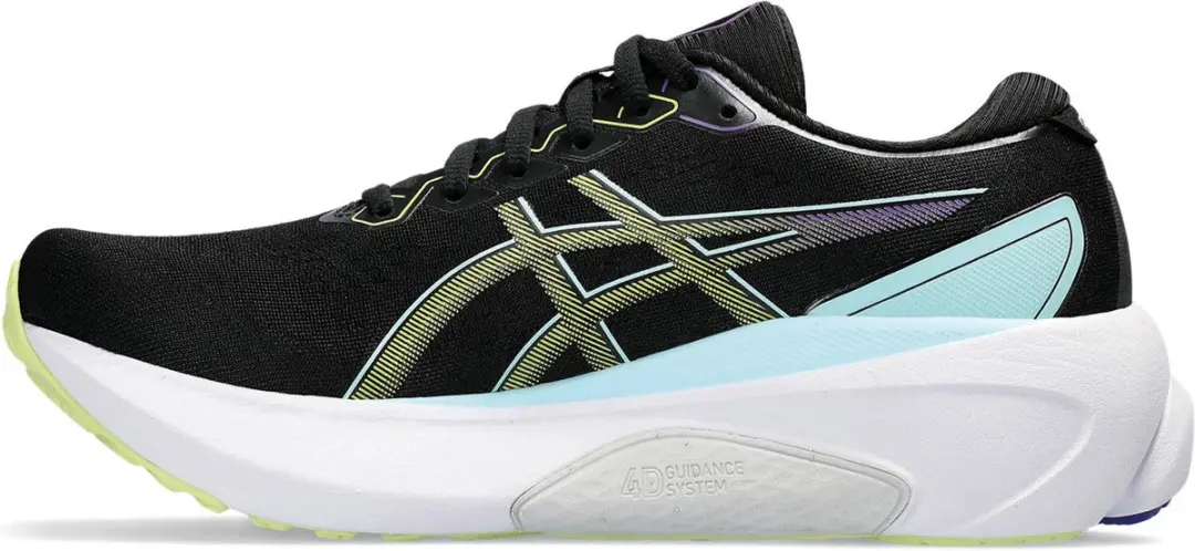 ASICS Gel-Kayano 30 Sportschoenen - 39.5 - Zwart/Geel/Blauw
