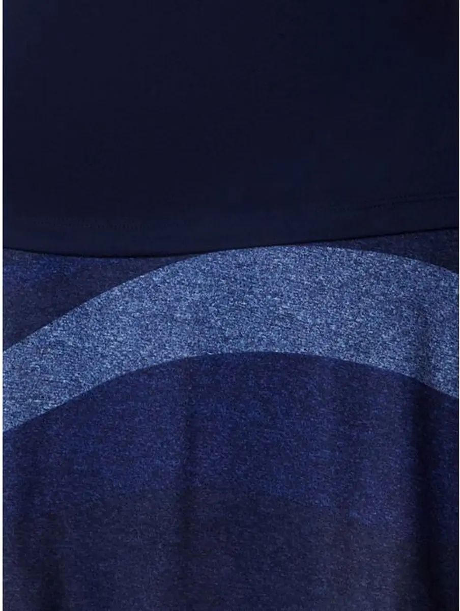 Under Armour Callaway Golf Polo Mouwloos - S - Gradient Wave Print Peacoat