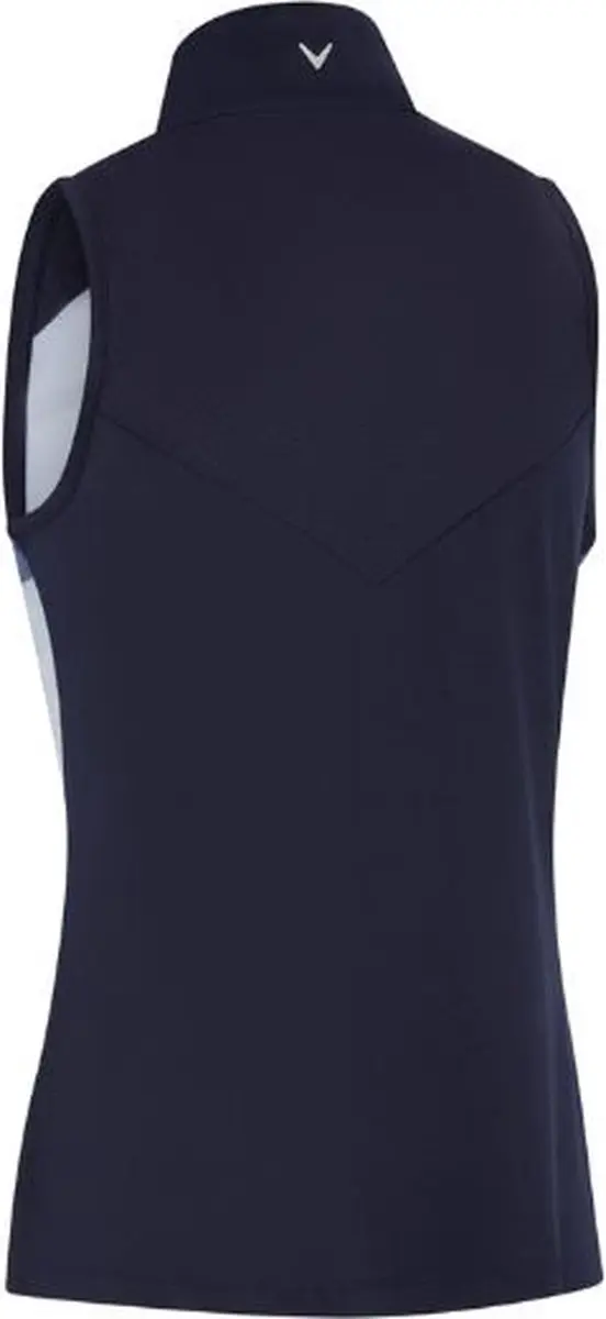 Under Armour Callaway Golf Polo Mouwloos - S - Gradient Wave Print Peacoat